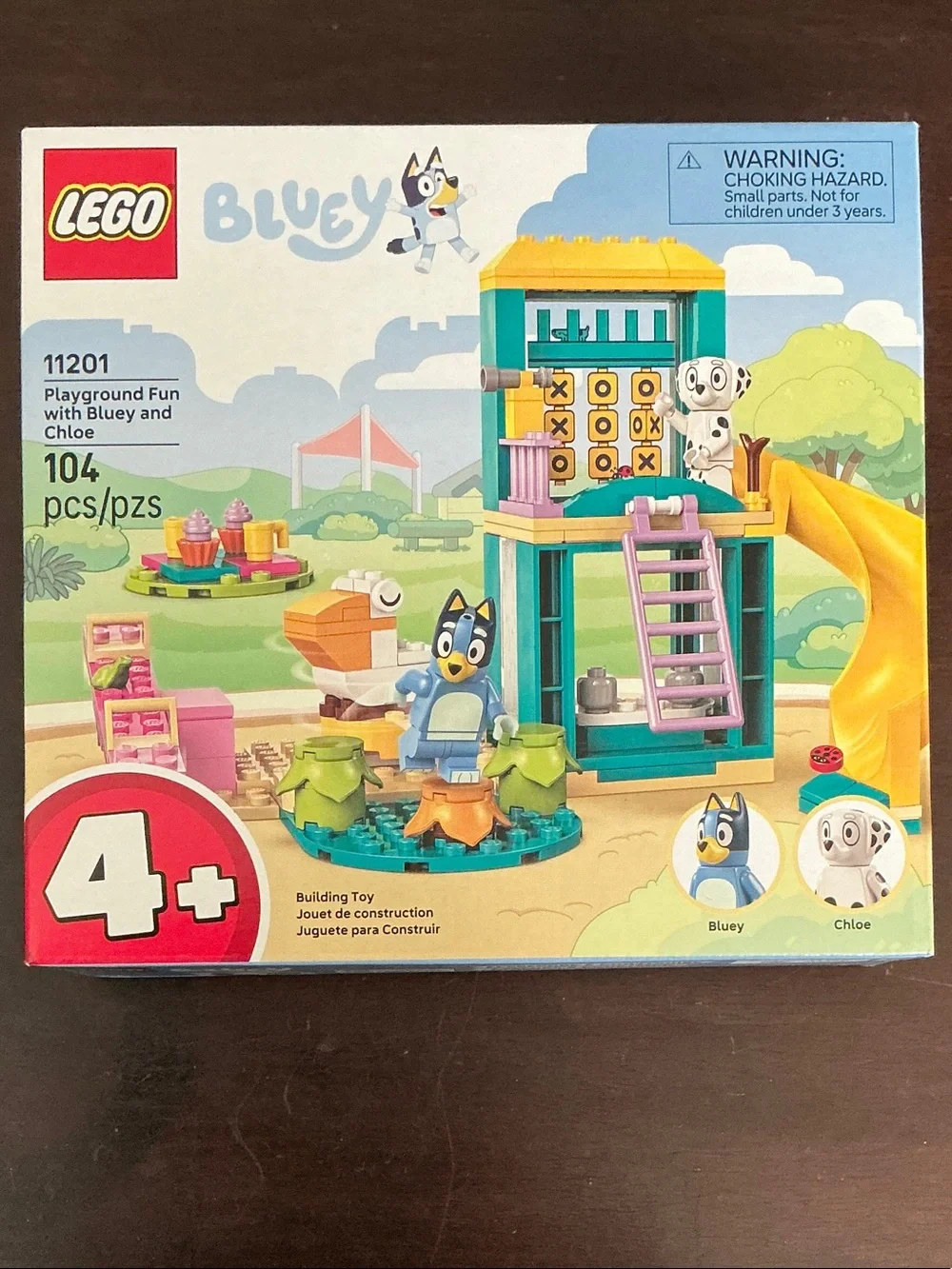 NIB LEGO Bluey Playground Fun 11201 - Bluey & Chloe Set (104 Pcs)